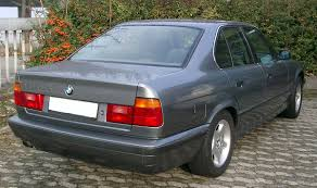 BMW E34 Rear View