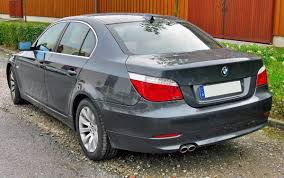 BMW E60 Rear View