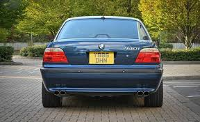 BMW E38 Rear View
